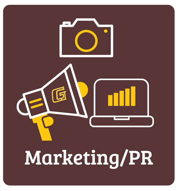Marketing and PR Button